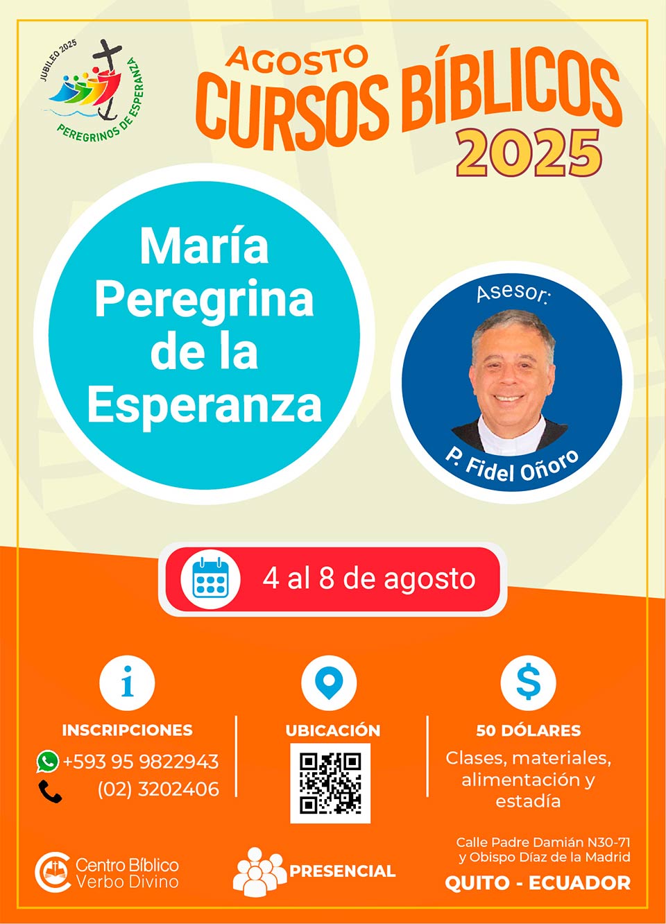 Curso presencial María Peregrina de la Esperanza Curso presencial María Peregrina de la Esperanza